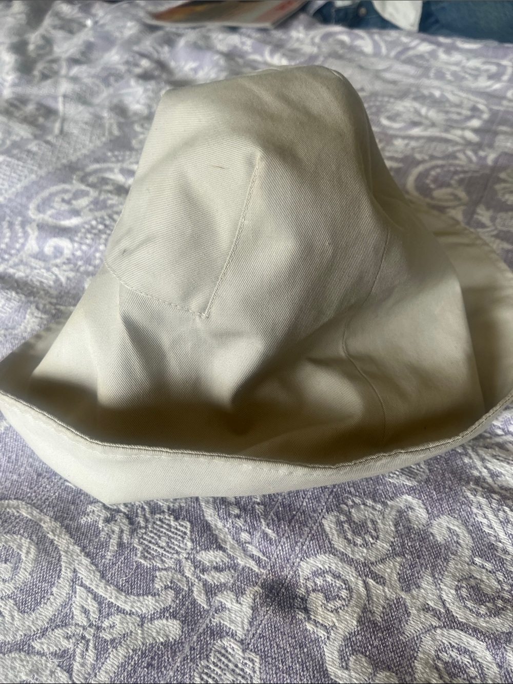 Classic Cream Cotton Bucket Hat - Women's Accessory. Made by Clyde